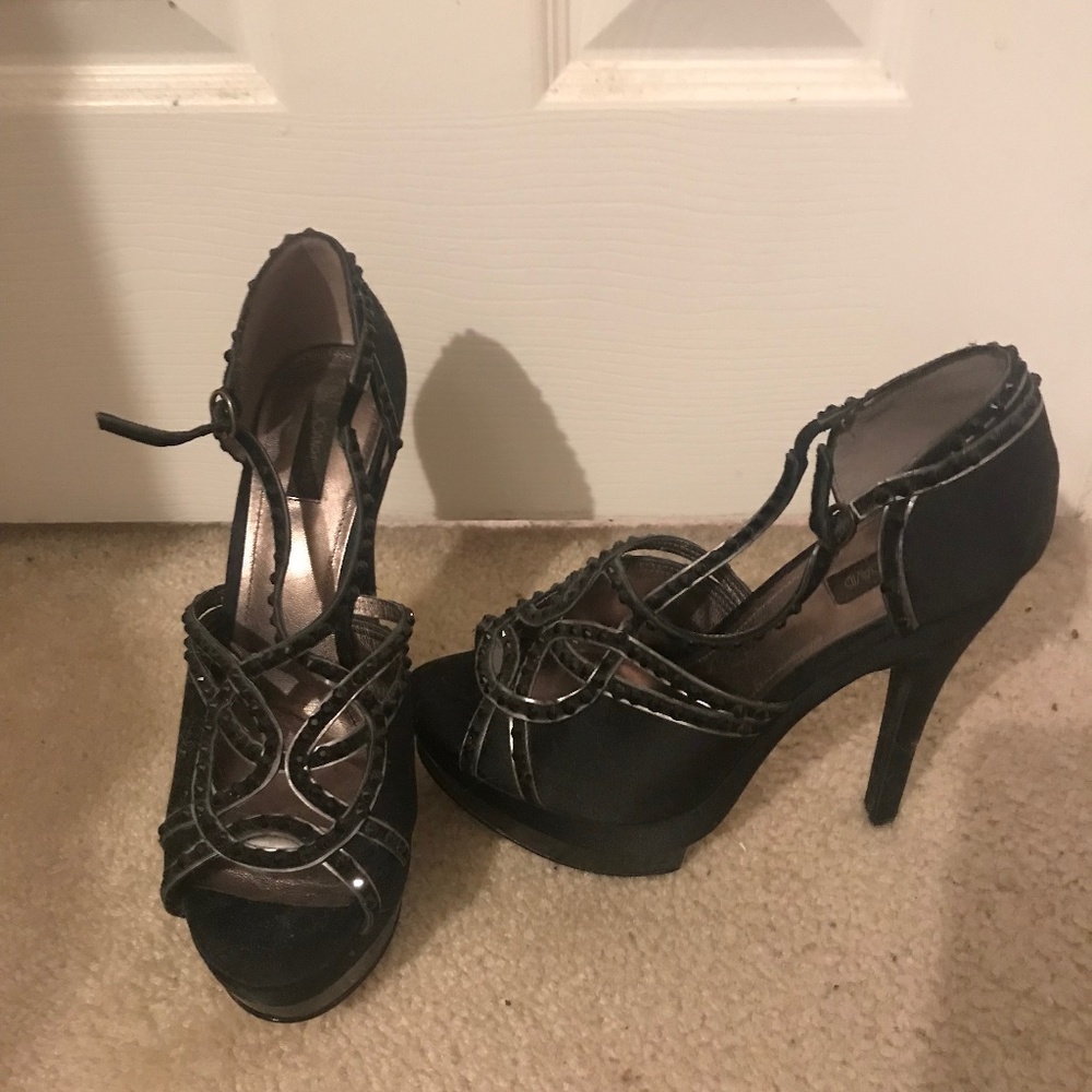 Black stilettos